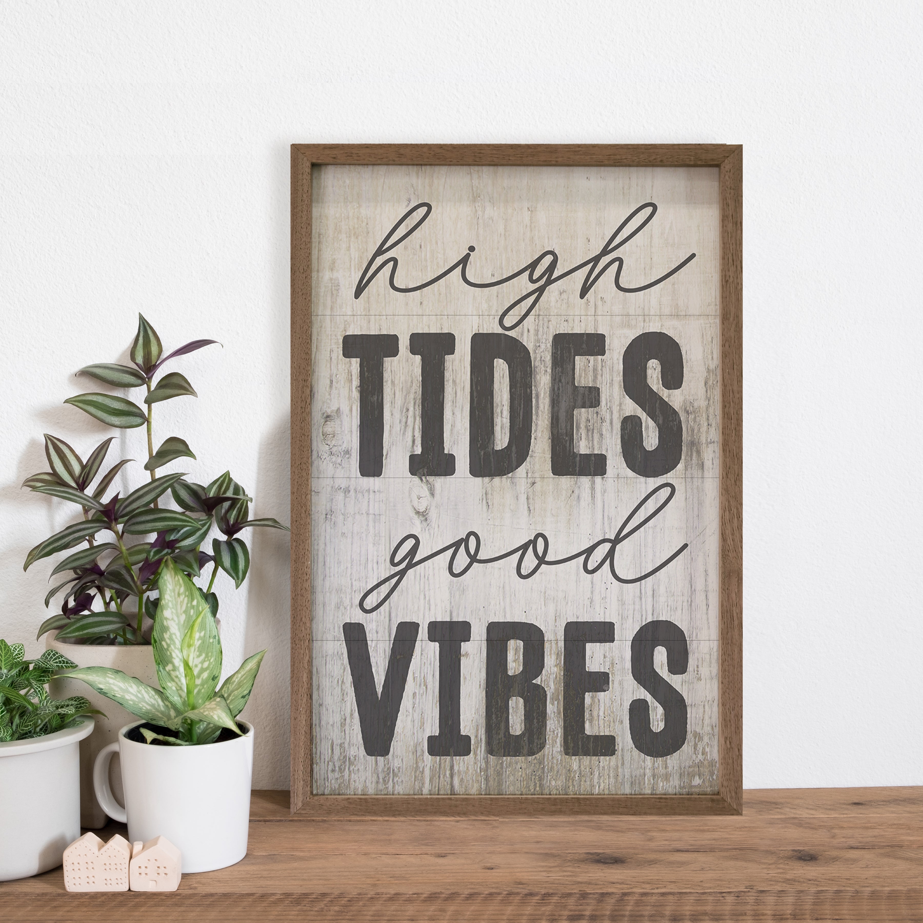 High Tides Good Vibes Whitewash 10x16 / Whitewash
