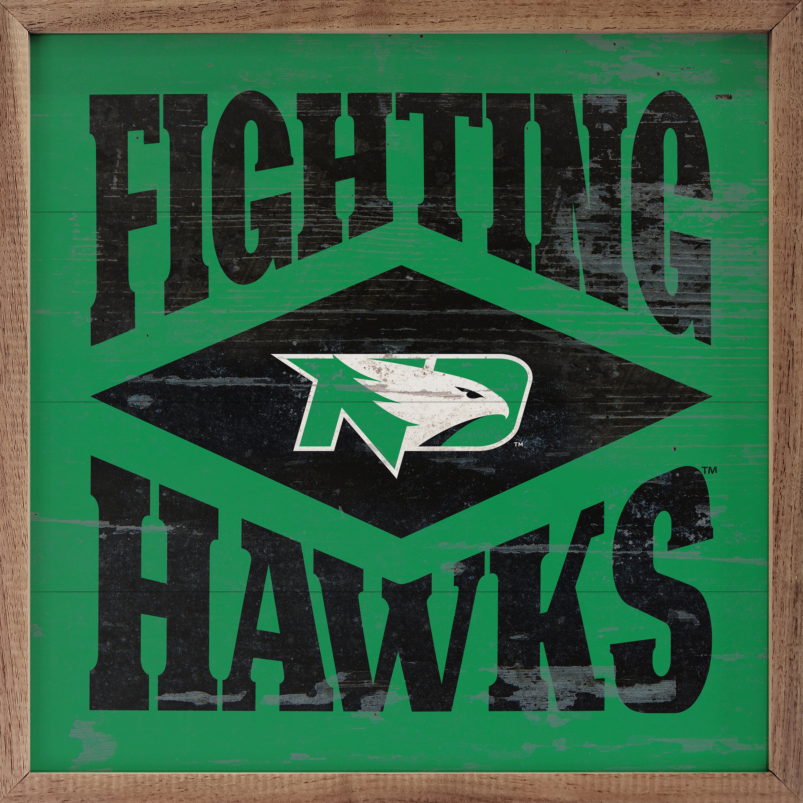 Diamond Logo North Dakota 16x16 / Green