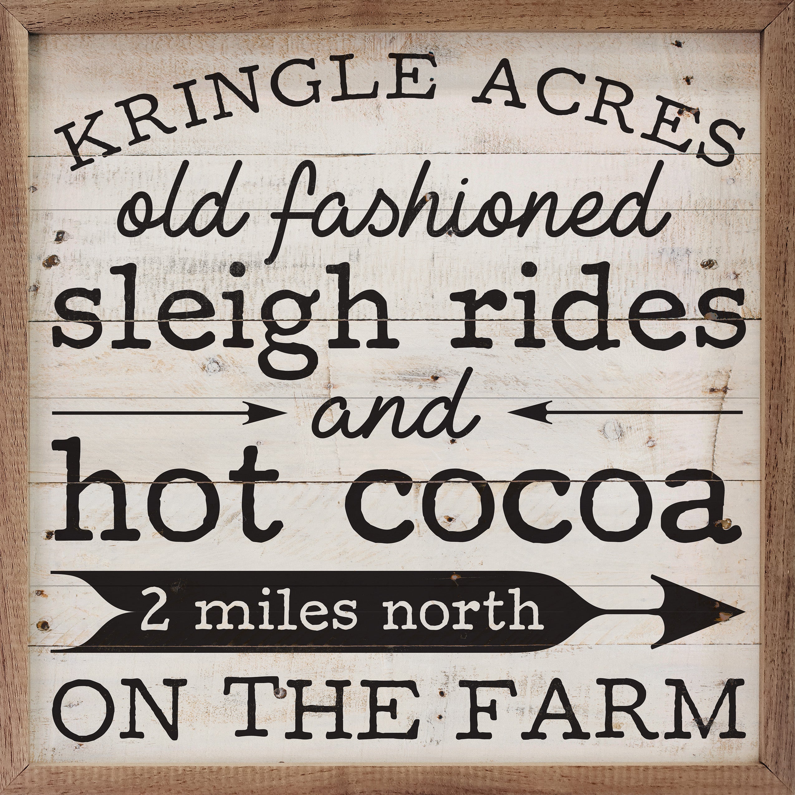 Kringle Acres Arrow Whitewash 16x16 / Whitewash