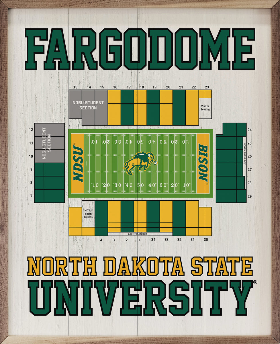 Stadium Seating Football North Dakota State University Whitewash