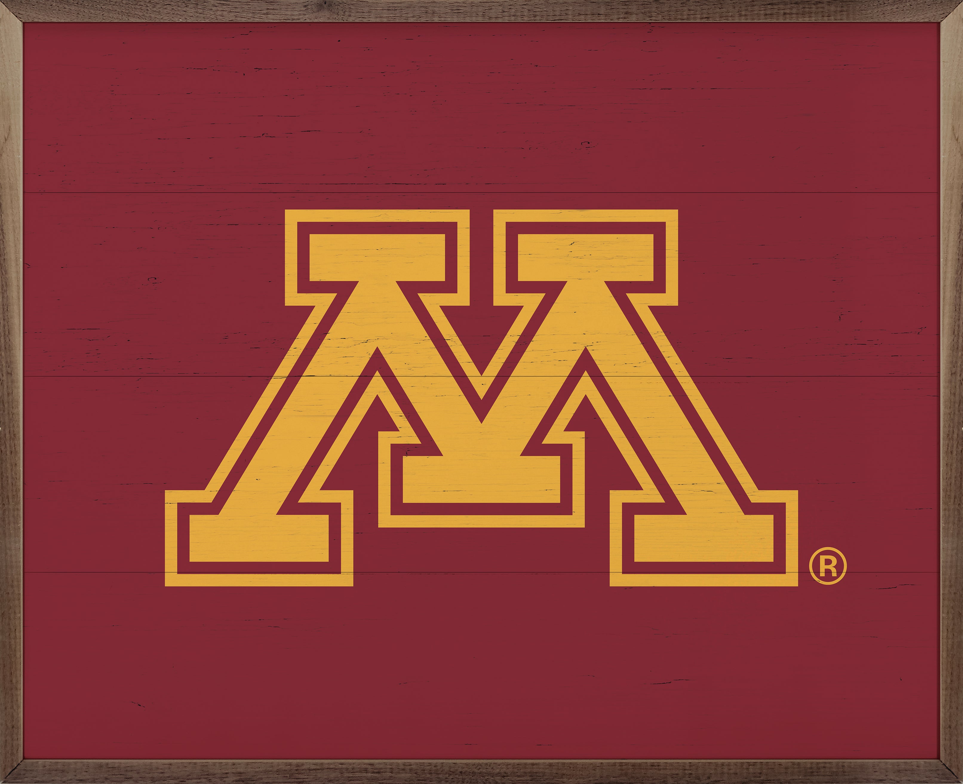 Bold Logo Minnesota 20x16 / Maroon