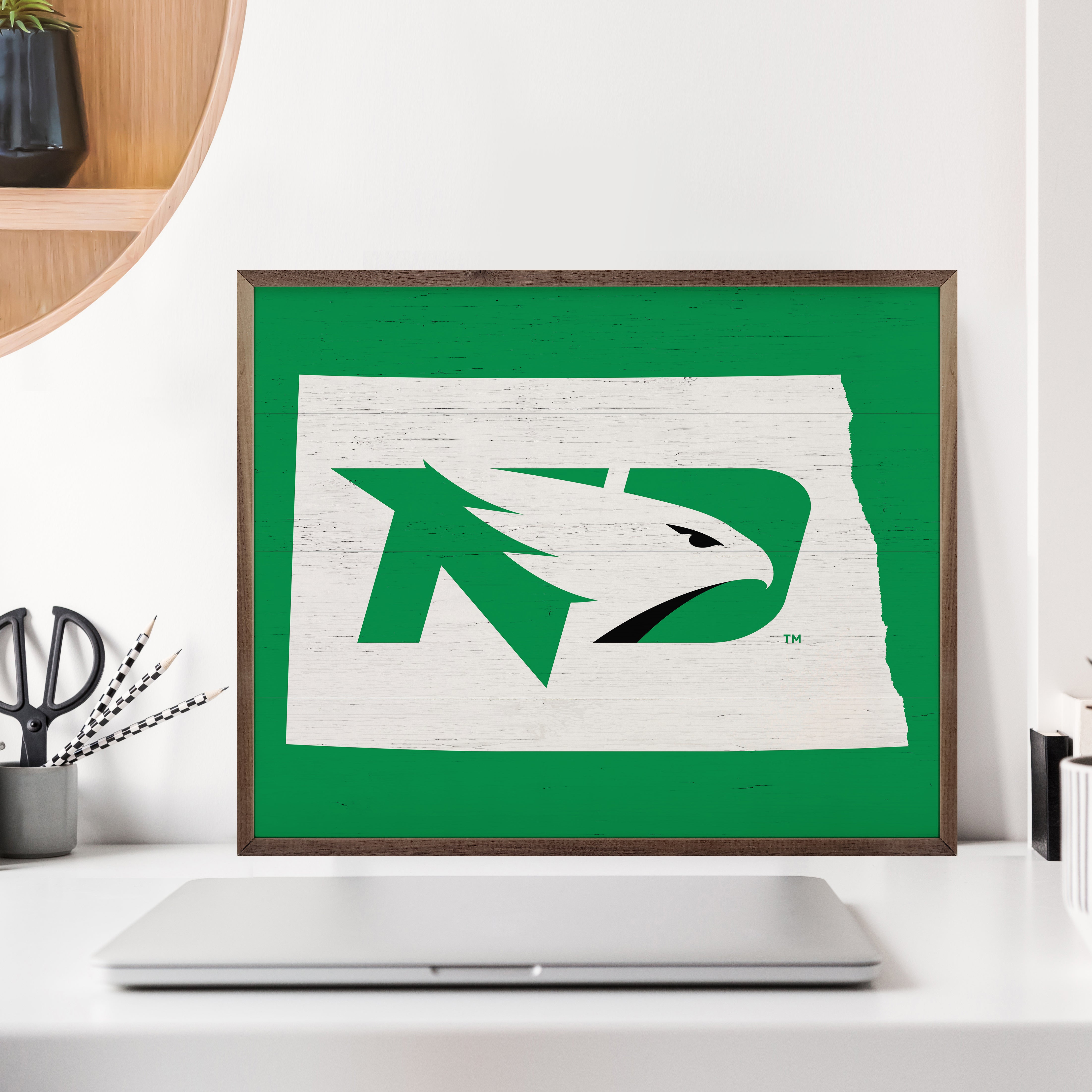 State Logo North Dakota 20x16 / Green
