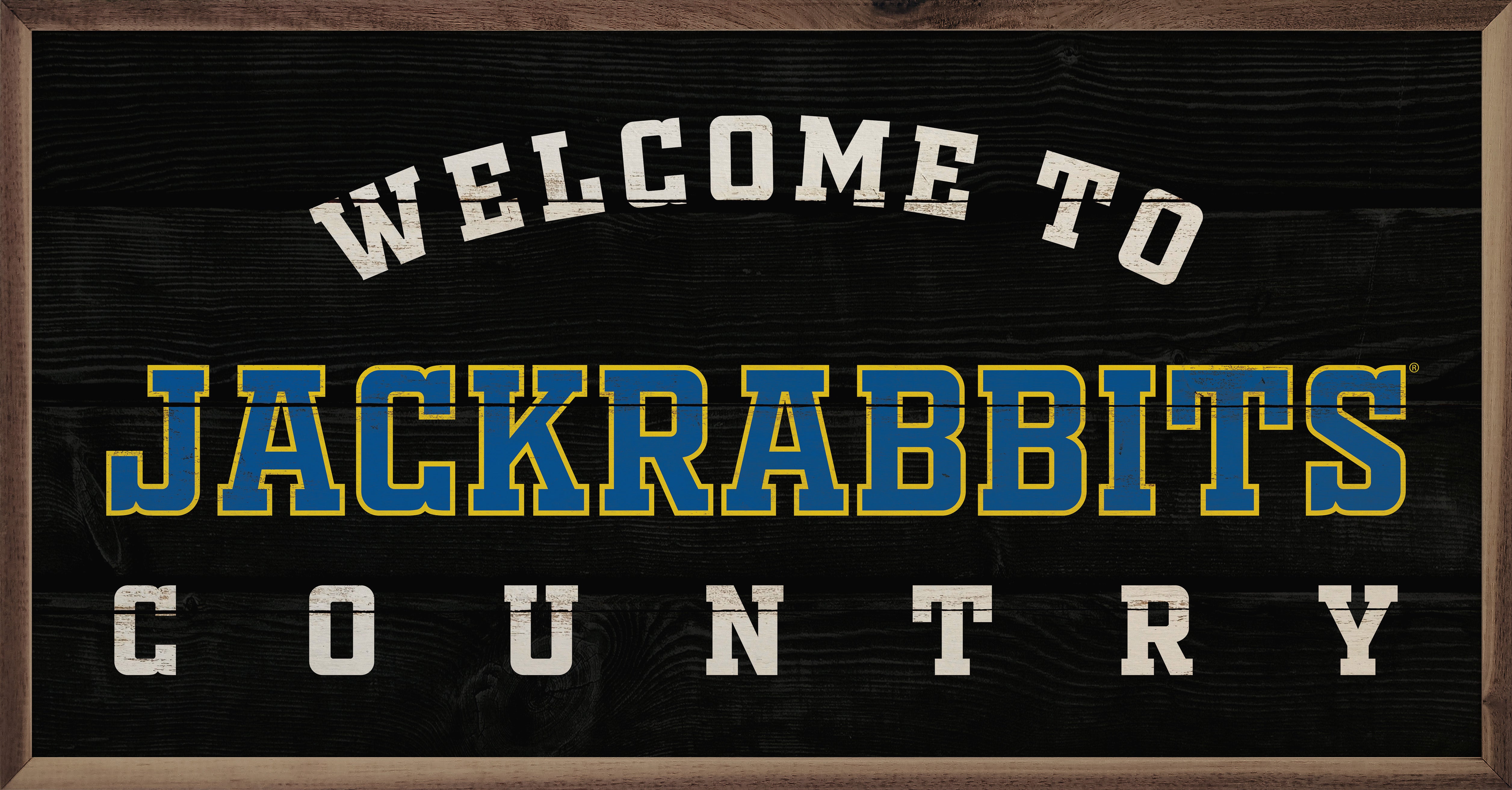 Welcome Country South Dakota State 24x12 / Black