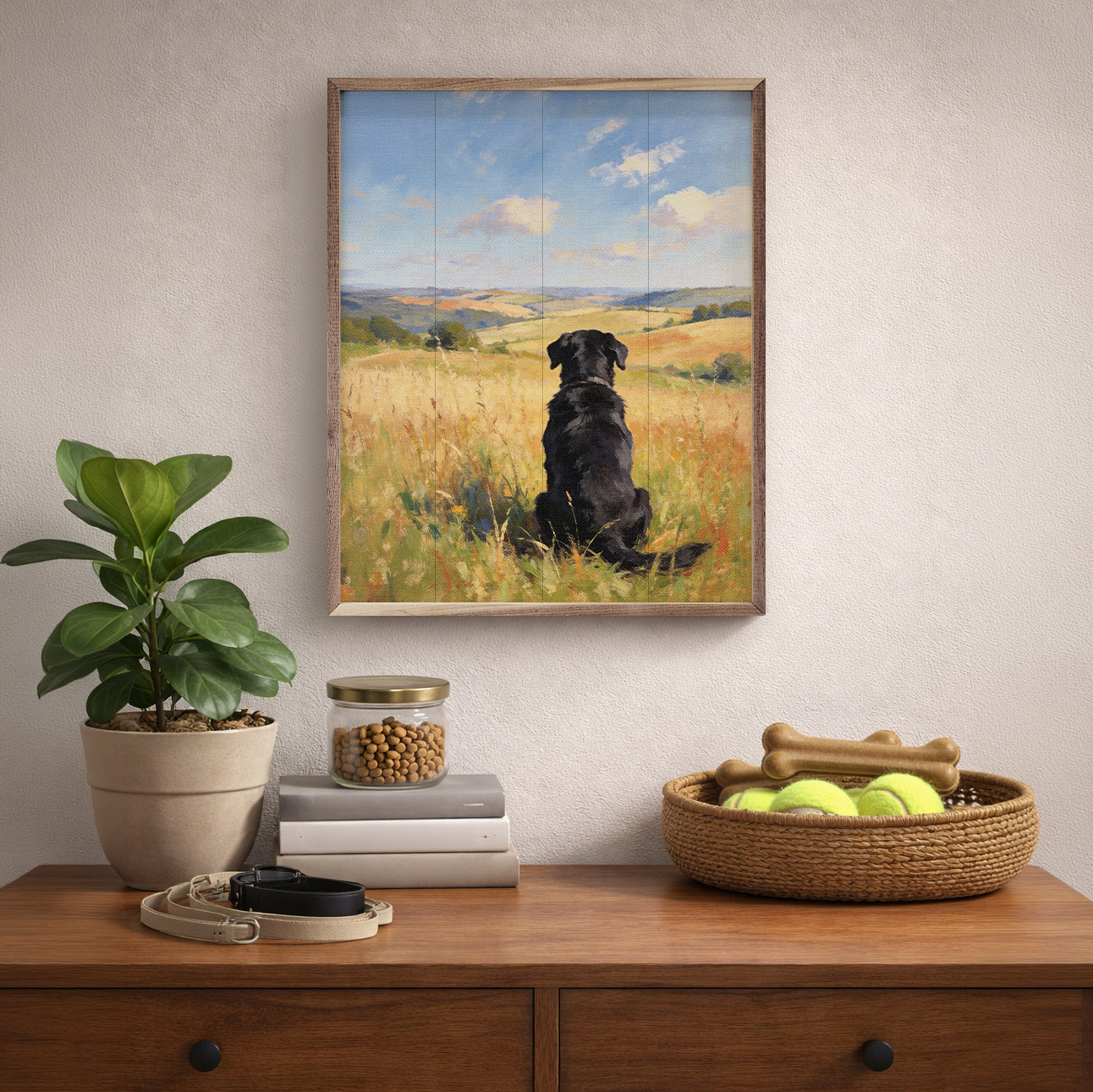 Furry Friends Walnut Frames