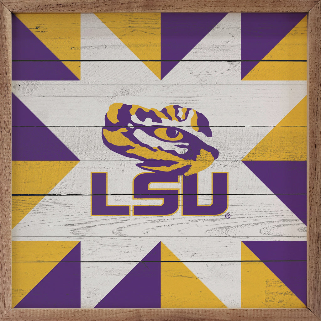 Louisiana State University Walnut Frames