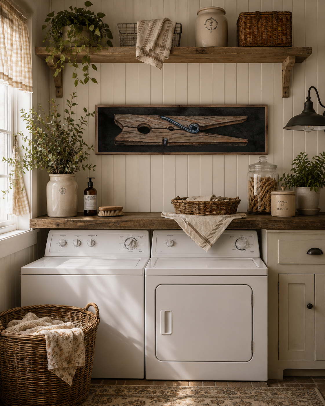 Laundry Walnut Frames