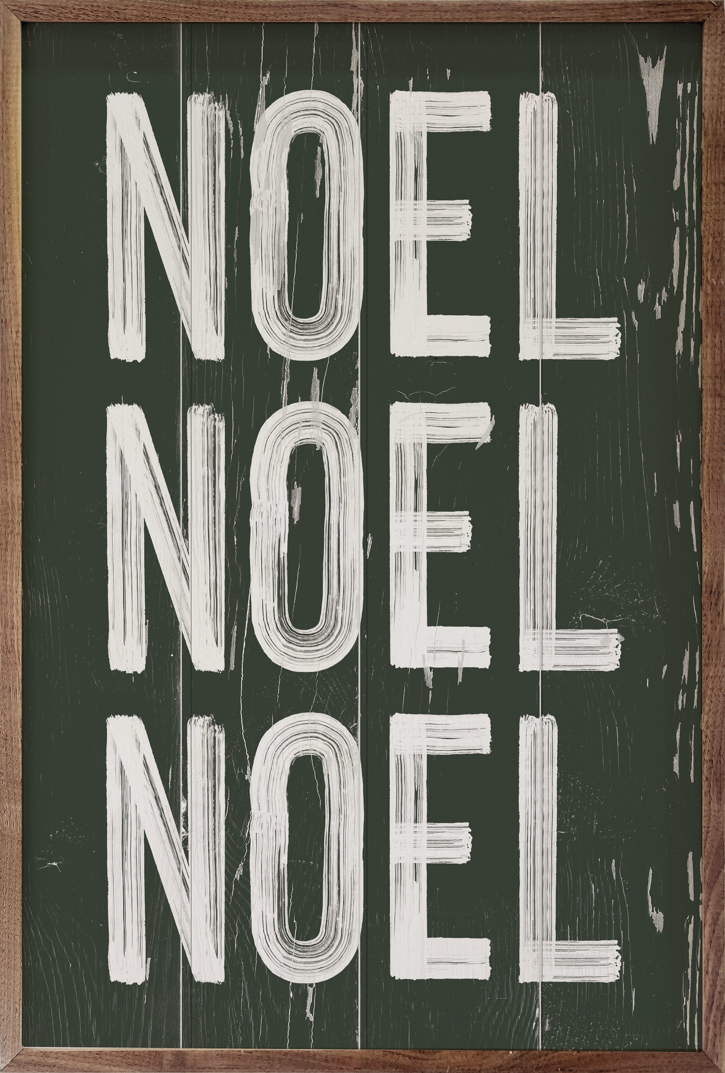 Noel Repeat On Green 10x16 / Green