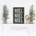 Noel Repeat On Green 10x16 / Green