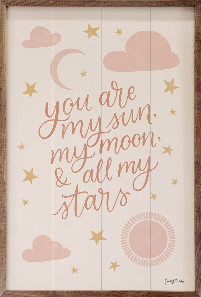 Celestial Boho Stars By Becky Thorns 16x10 / Multi-Color