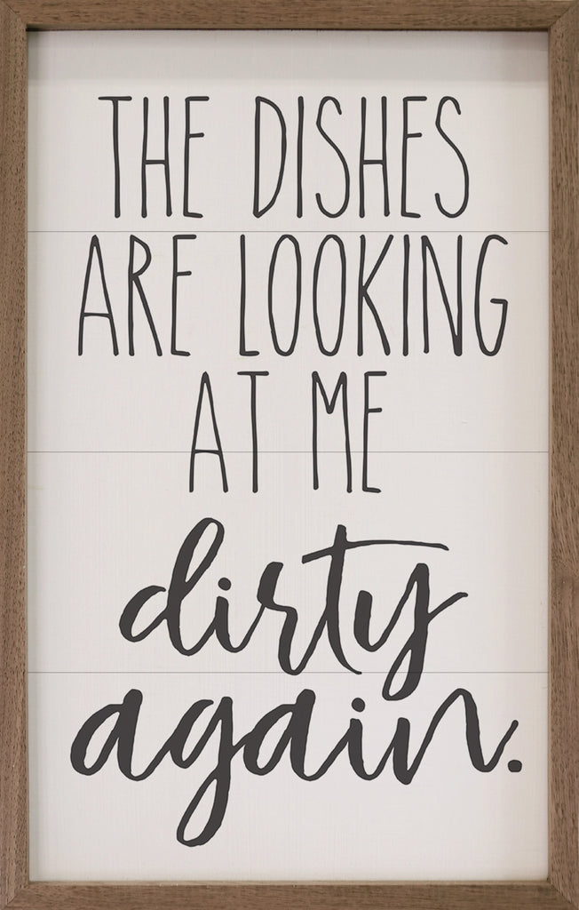 Dirty Dishes White 10x16 / White