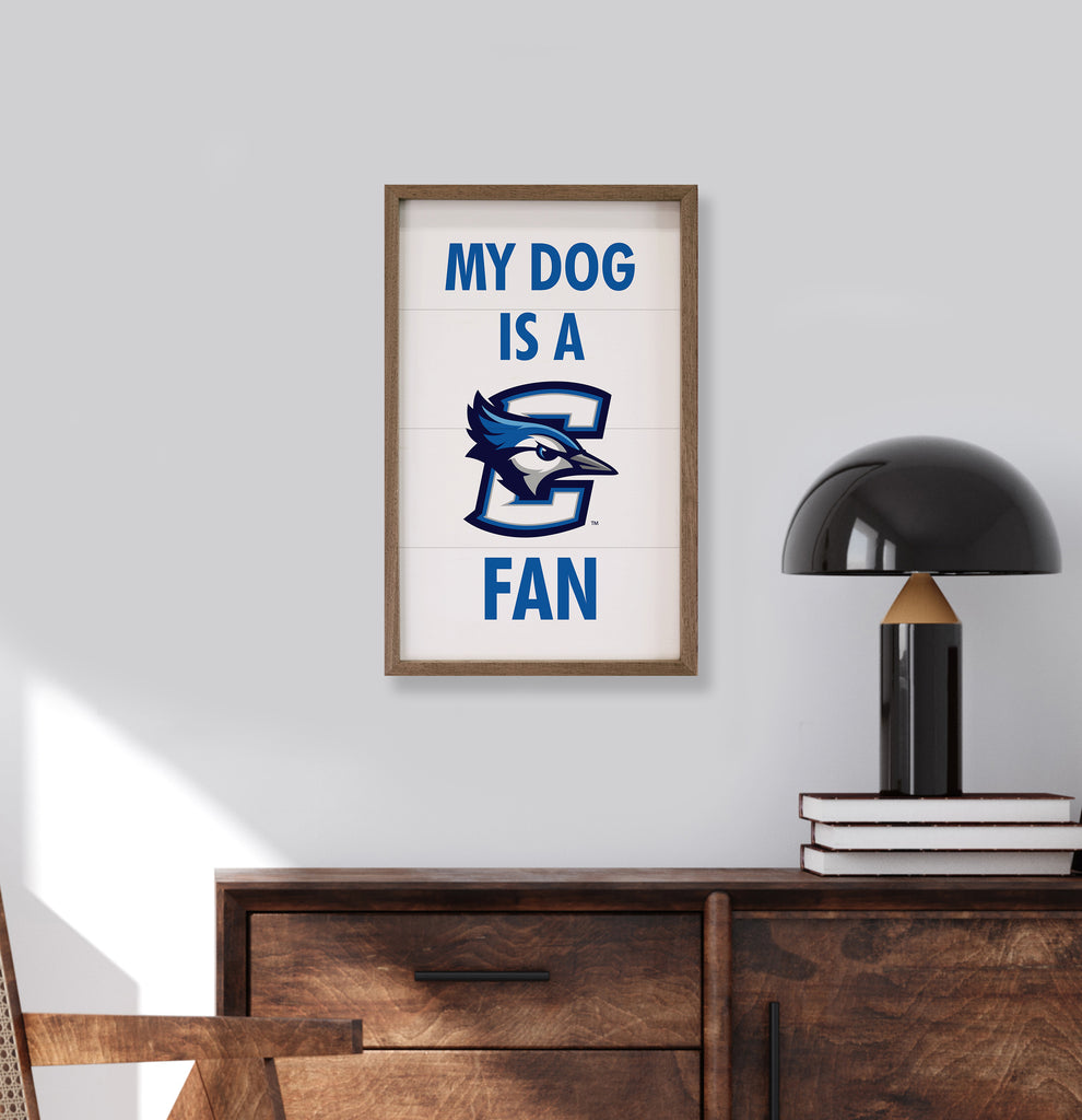 Dog Fan Creighton 10x16 / White