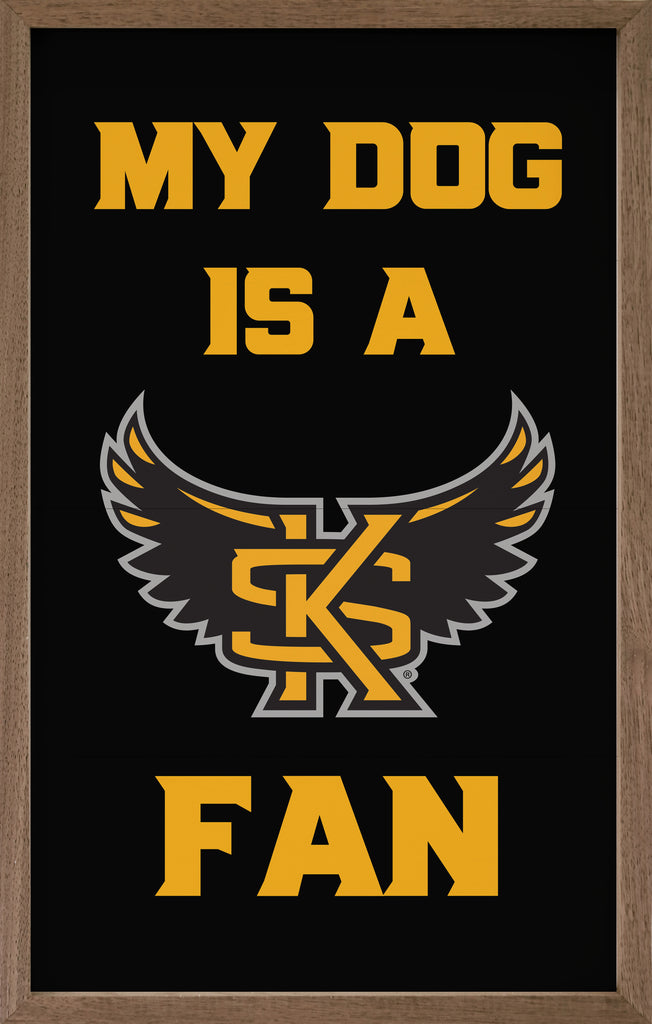 Dog Fan Kennesaw 10x16 / Black