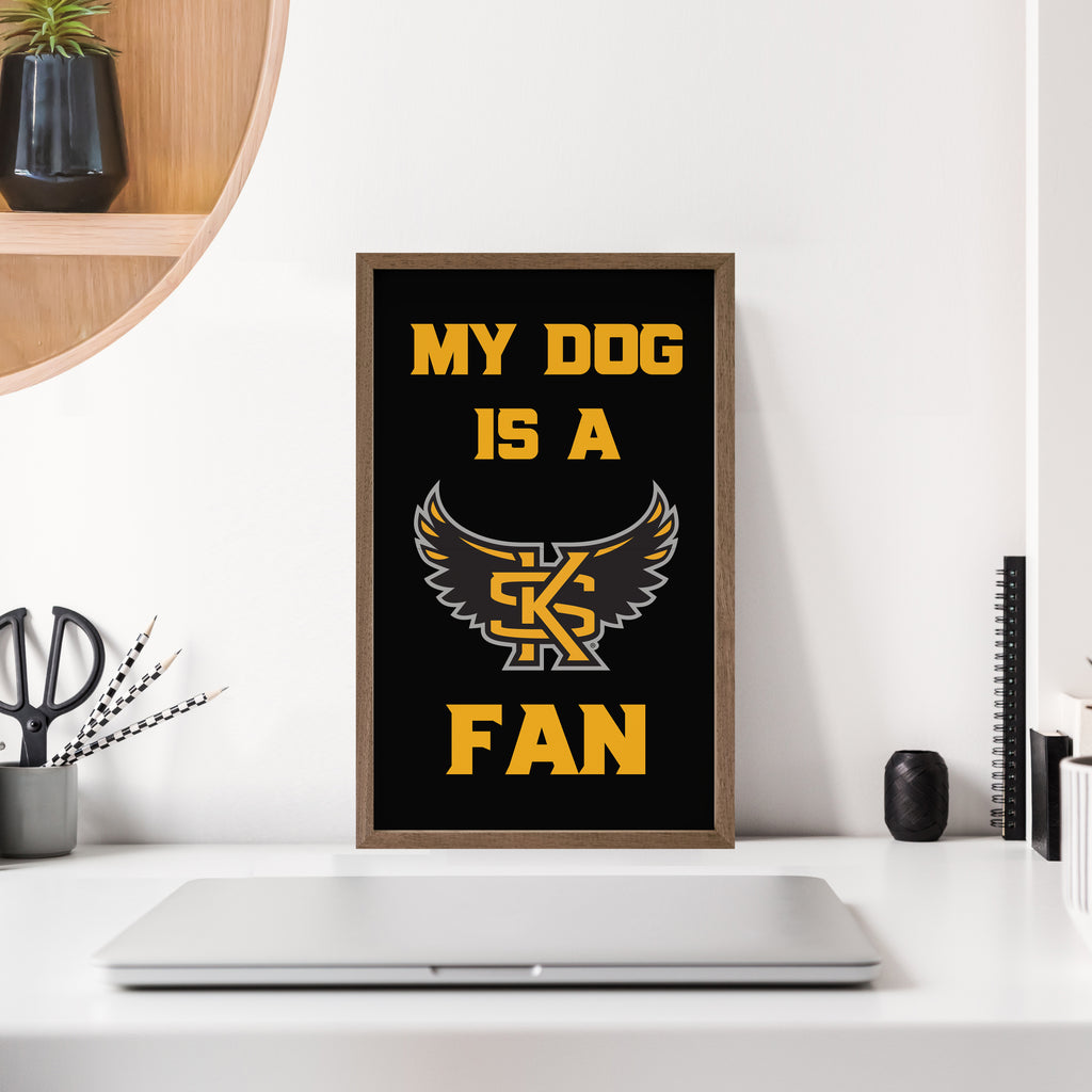 Dog Fan Kennesaw 10x16 / Black