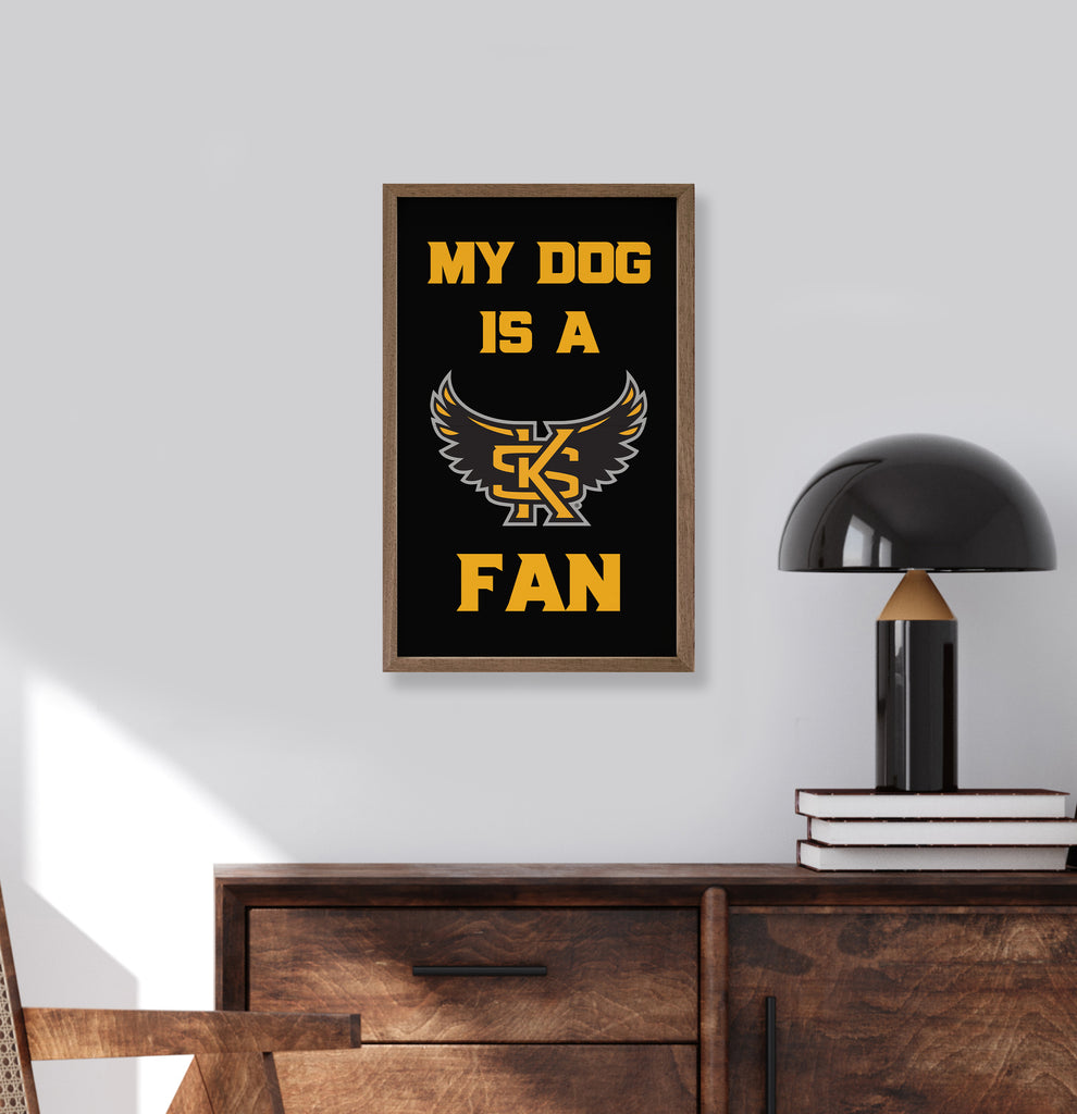 Dog Fan Kennesaw 10x16 / Black