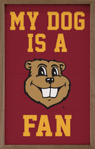 Dog Fan Minnesota 10x16 / Maroon