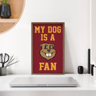 Dog Fan Minnesota 10x16 / Maroon