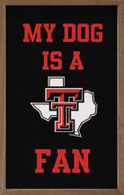 Dog Fan Texas Tech 10x16 / Black