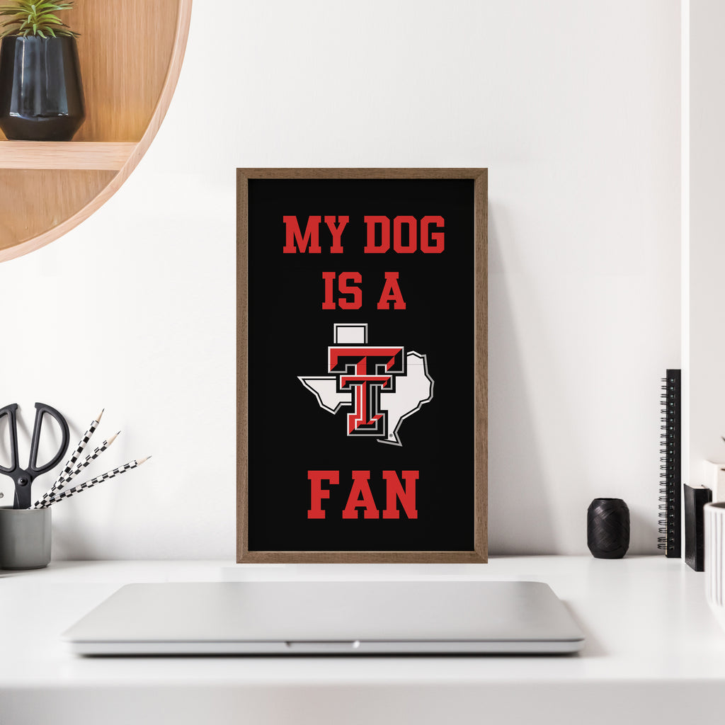 Dog Fan Texas Tech 10x16 / Black