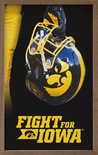 Fight For Iowa Helmet 10x16 / Black