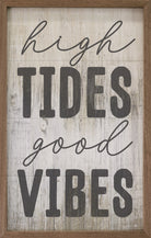 High Tides Good Vibes Whitewash 10x16 / Whitewash
