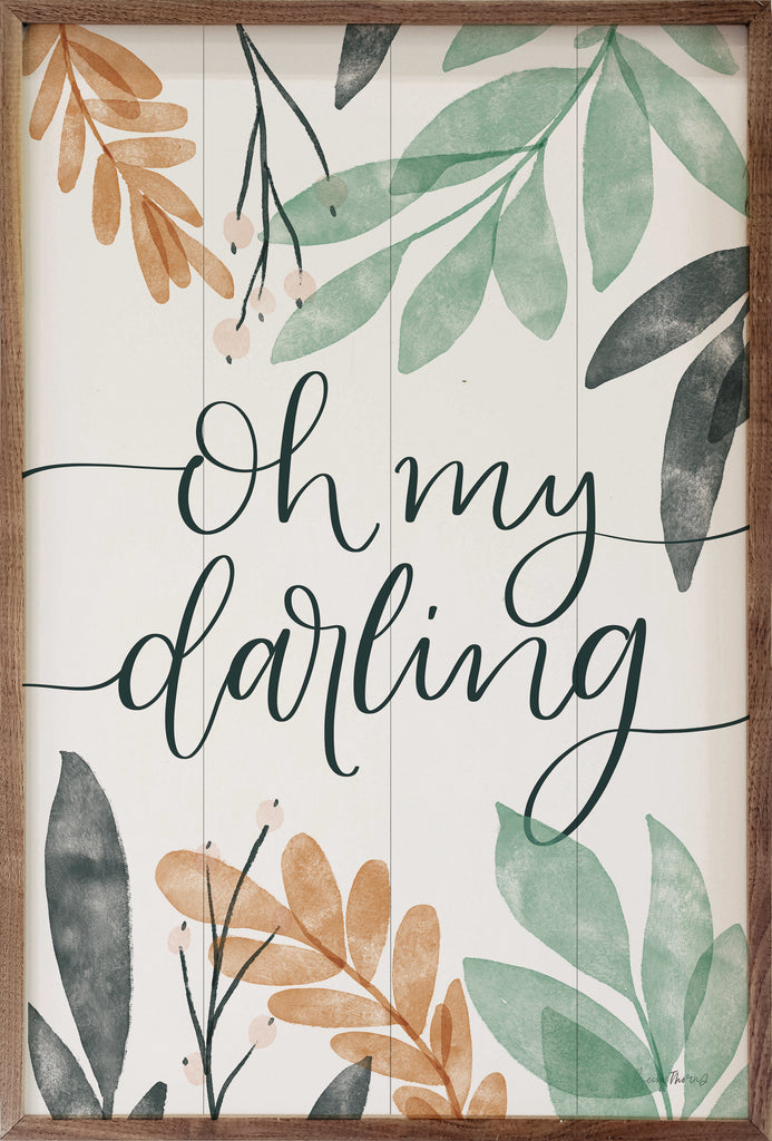 Sage Sayings I Darling By Becky Thorns 16x10 / Multi-Color