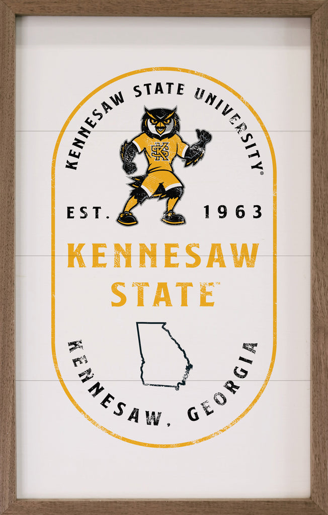 Stamp Poster Kennesaw 10x16 / White