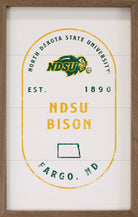 Stamp Poster NDSU 10x16 / White