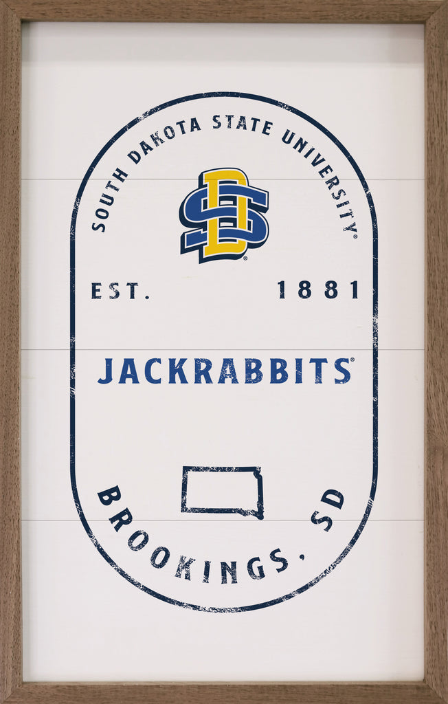 Stamp Poster South Dakota State 10x16 / White