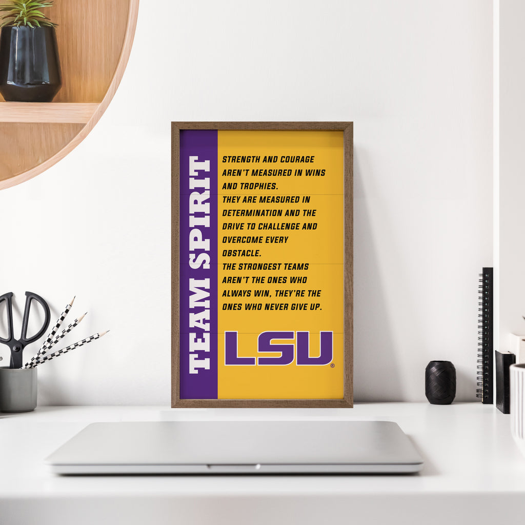 Team Spirit LSU 10x16 / Gold