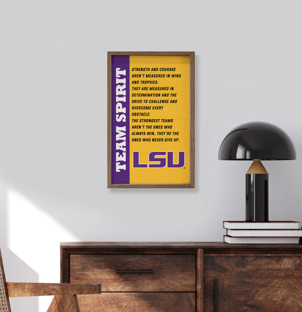 Team Spirit LSU 10x16 / Gold