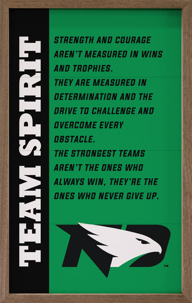 Team Spirit North Dakota 10x16 / Green