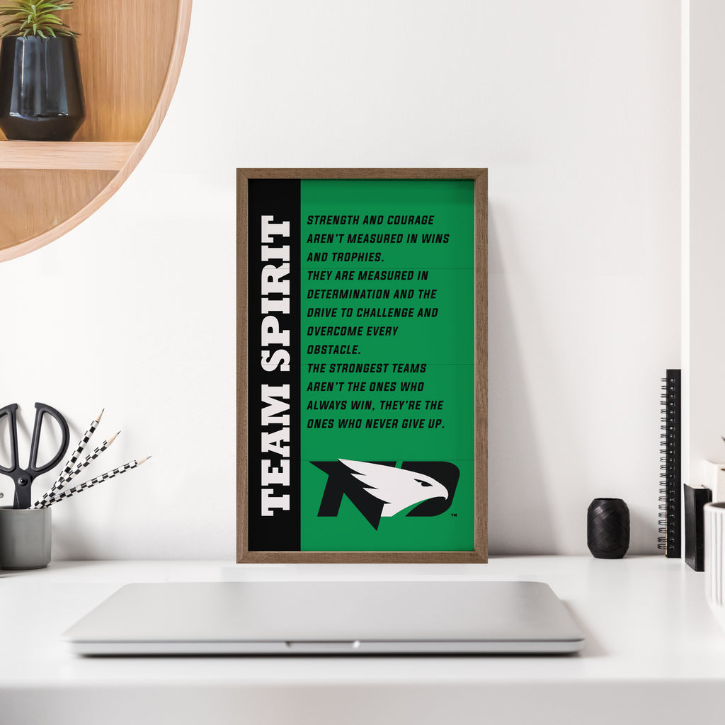 Team Spirit North Dakota 10x16 / Green