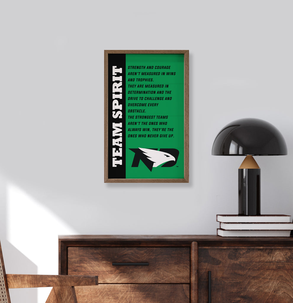 Team Spirit North Dakota 10x16 / Green