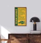 Team Spirit North Dakota State 10x16 / Gold