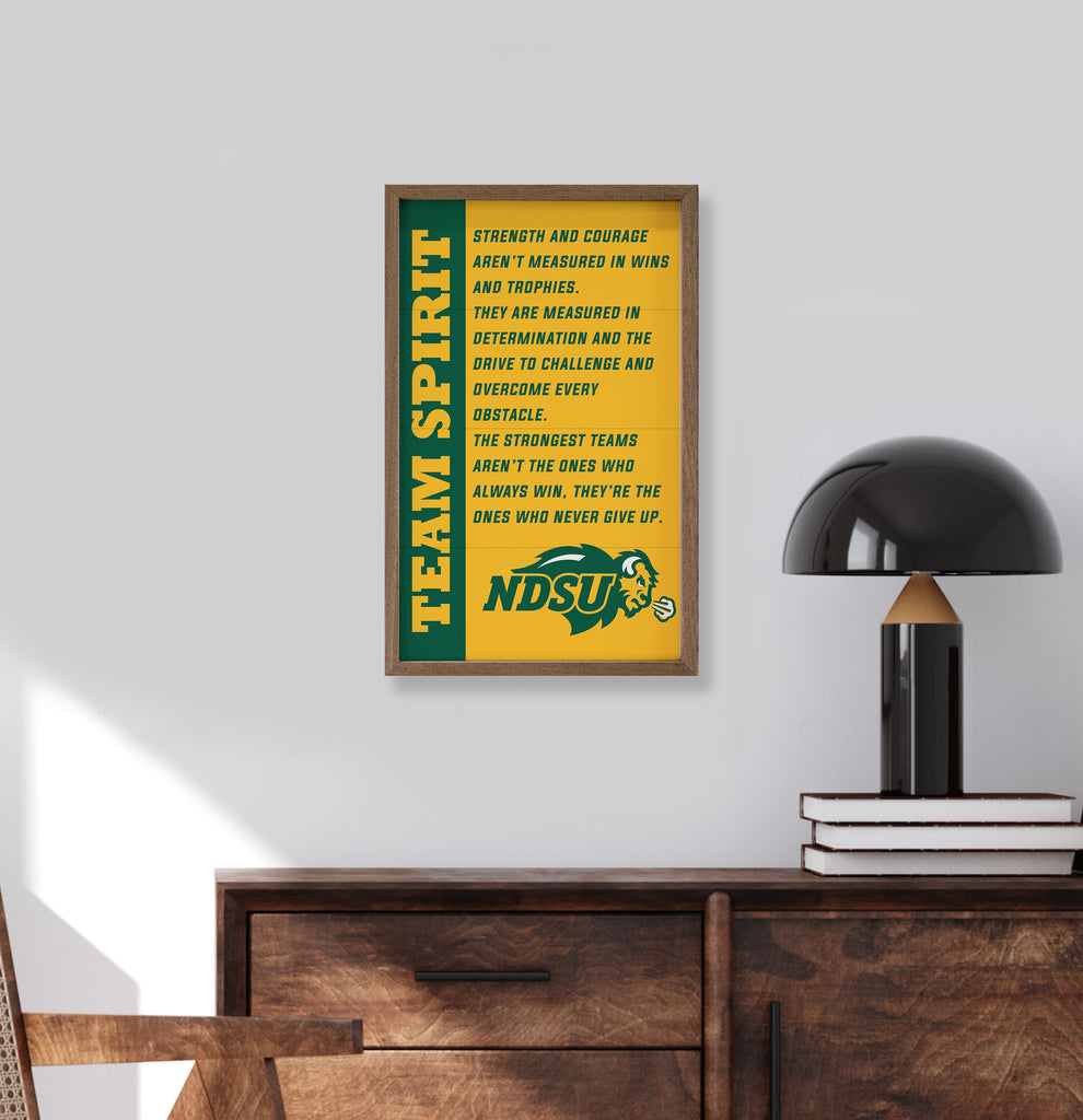 Team Spirit North Dakota State 10x16 / Gold