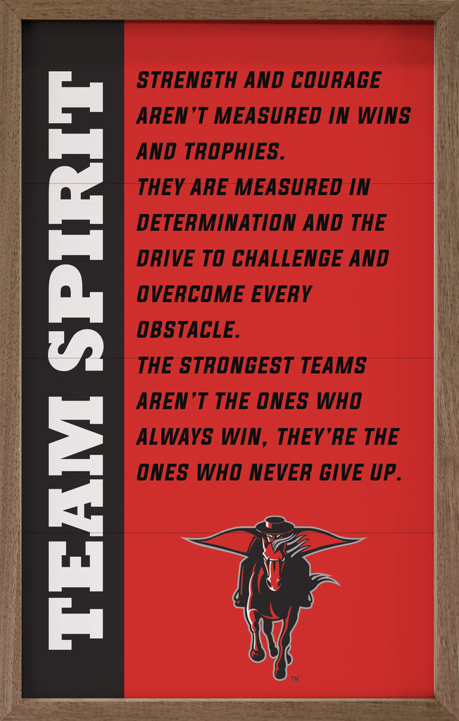 Team Spirit Texas Tech 10x16 / Red