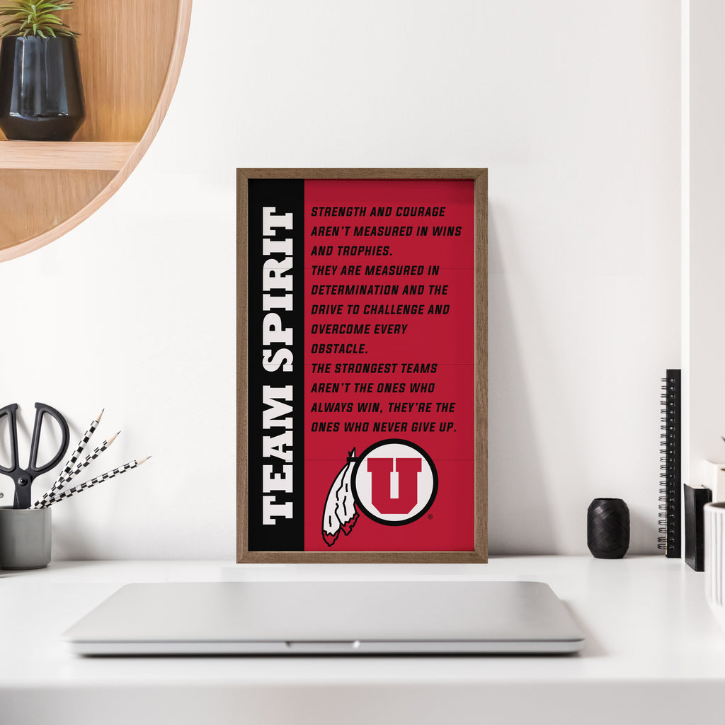 Team Spirit Utah 10x16 / Red