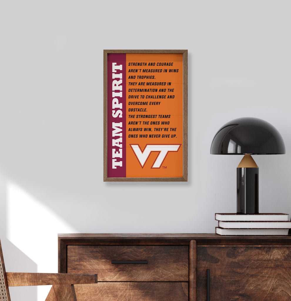 Team Spirit Virginia Tech 10x16 / Orange