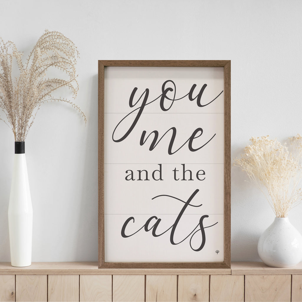 You Me And The Cats White 10x16 / White