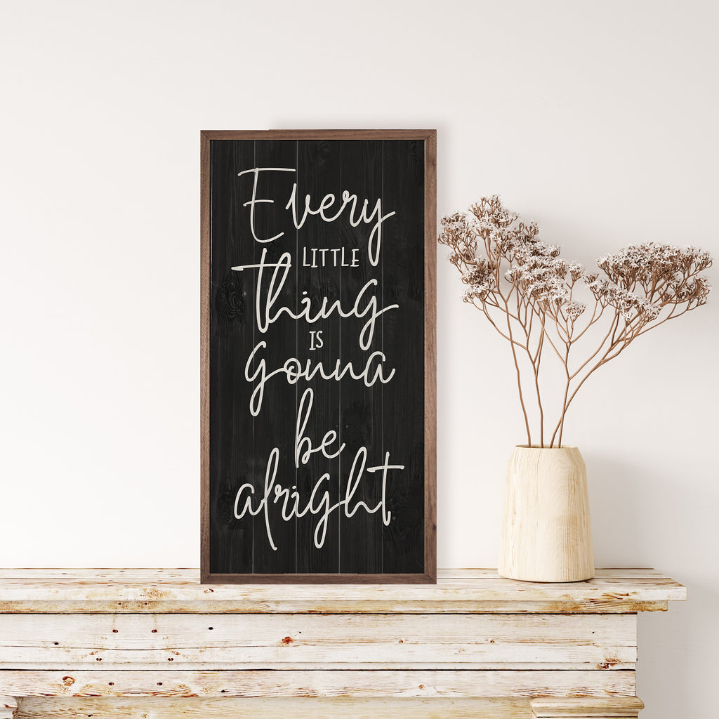 Every Little Thing Black 12x24 / Black