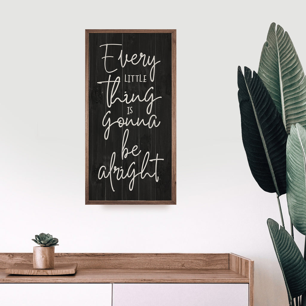 Every Little Thing Black 12x24 / Black