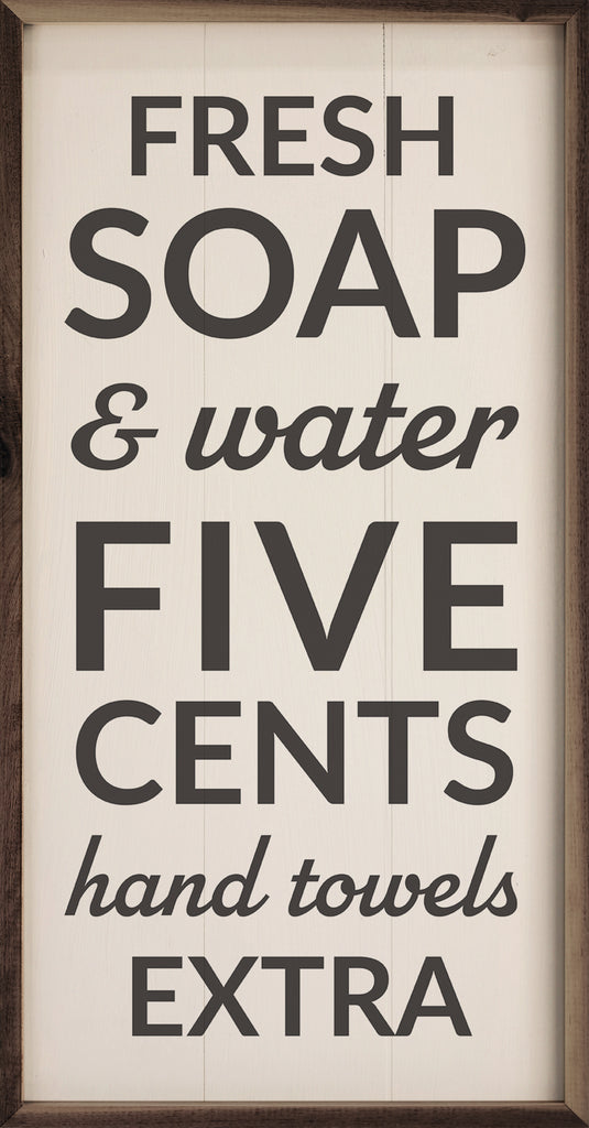 Fresh Soap And Water Vertical White 12x24 / White