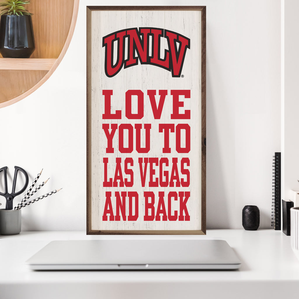 Love You And Back UNLV 12x24 / White