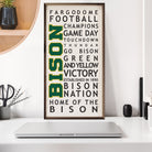 University Words NDSU 12x24 / White