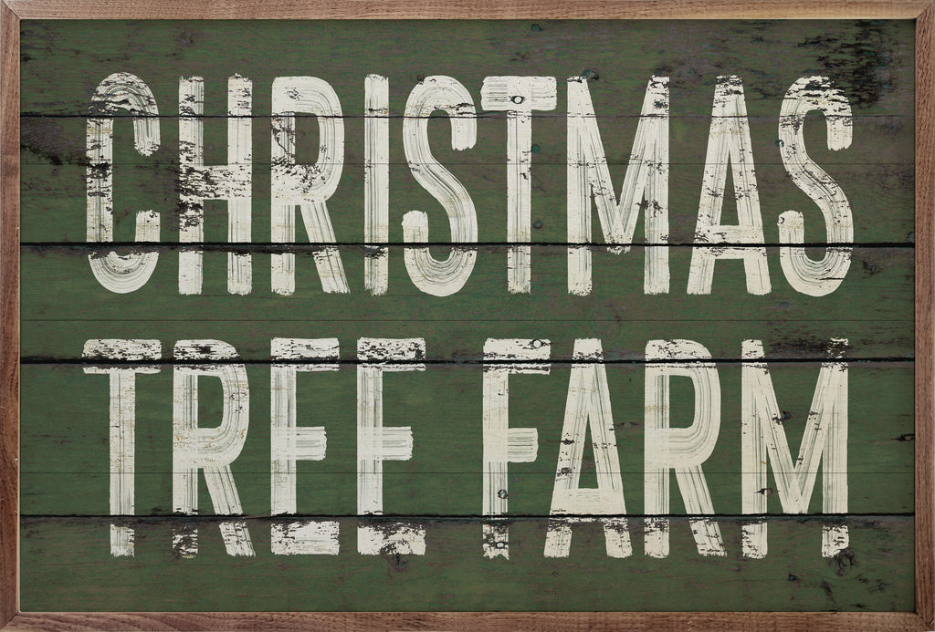 Christmas Tree Farm Green 16x10 / Green