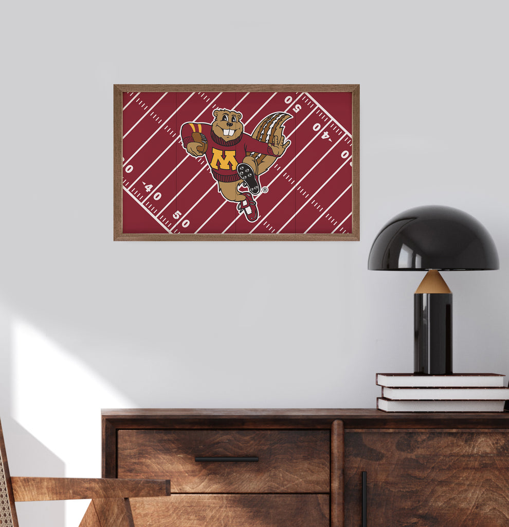 Football Field University Of Minnesota 16x10 / Red