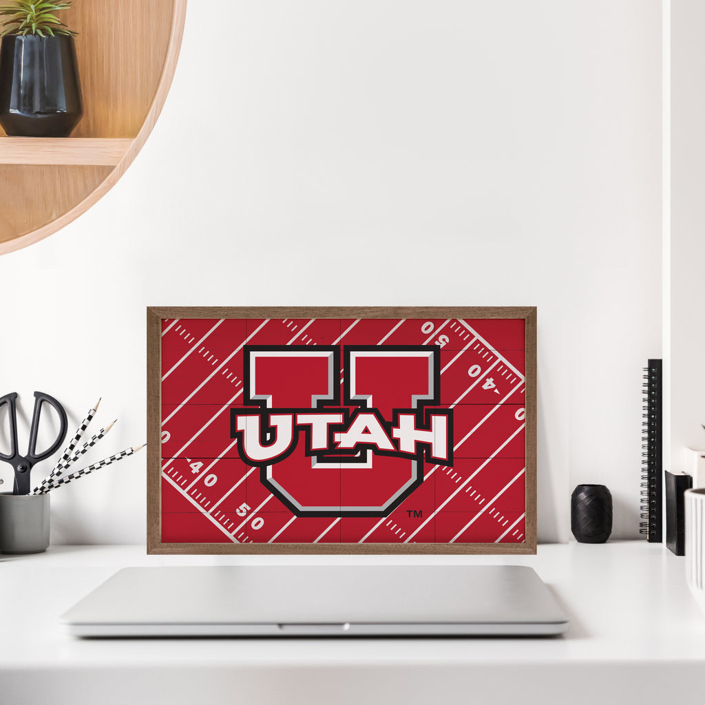 Football Field Utah 16x10 / Red