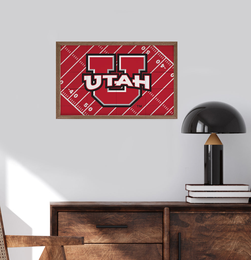 Football Field Utah 16x10 / Red
