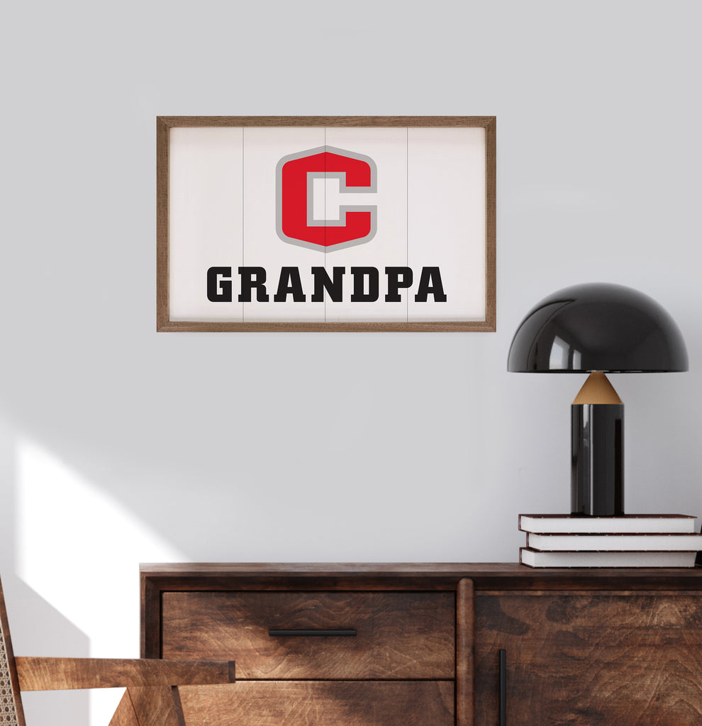 Grandpa Central College 16x10 / White