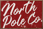 North Pole Co Red 16x10 / Red